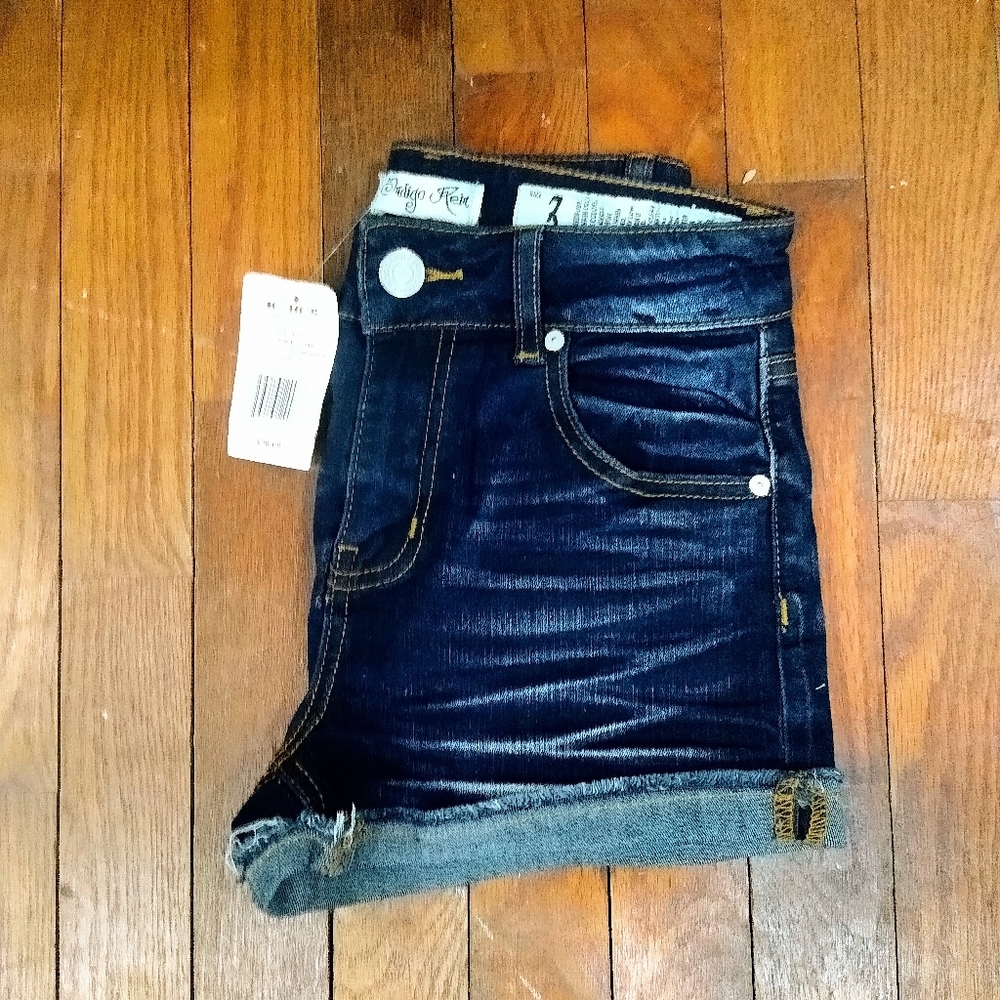 BNWT Sz 3 Indigo Rein Denim Shorts